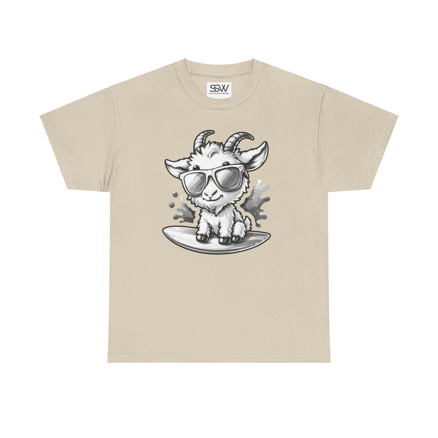 Beach Goat B&W Tee Shirt