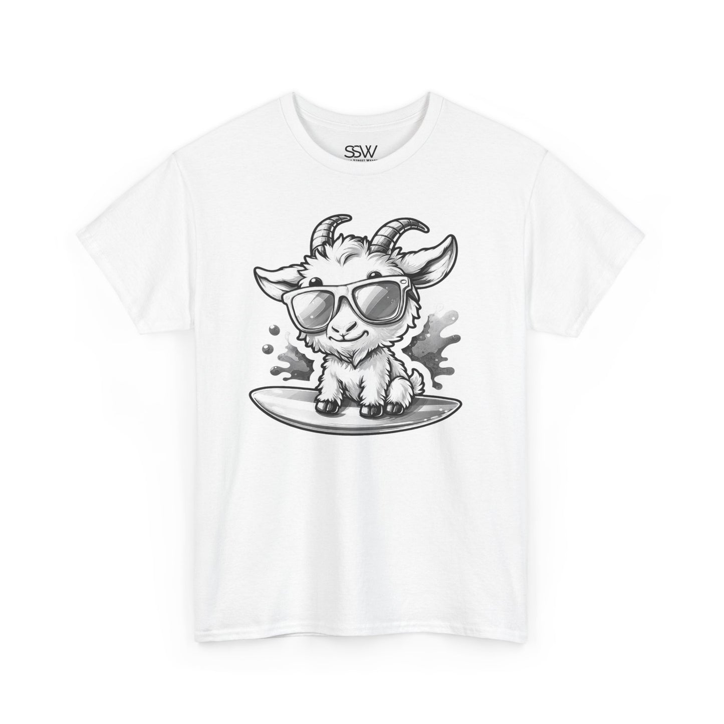 Beach Goat B&W Tee Shirt