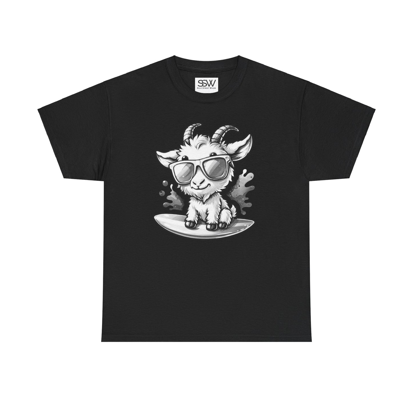 Beach Goat B&W Tee Shirt