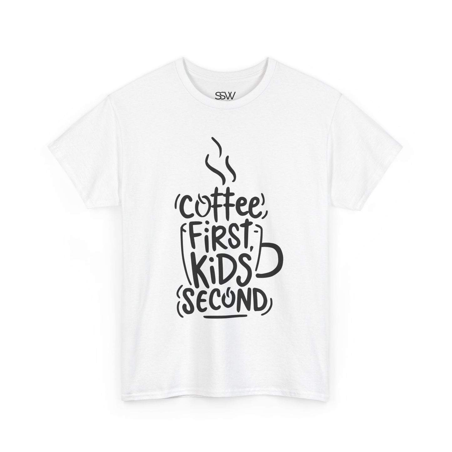 Coffee First, Kids Second Casual T-Shirt