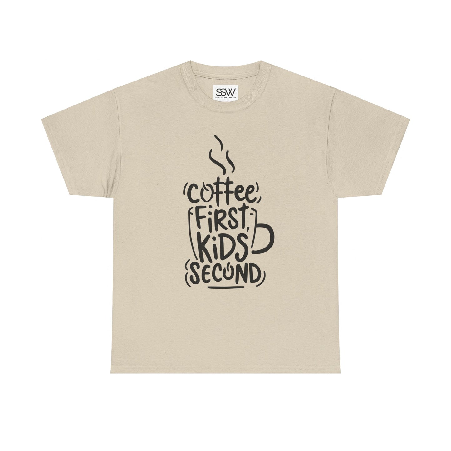 Coffee First, Kids Second Casual T-Shirt