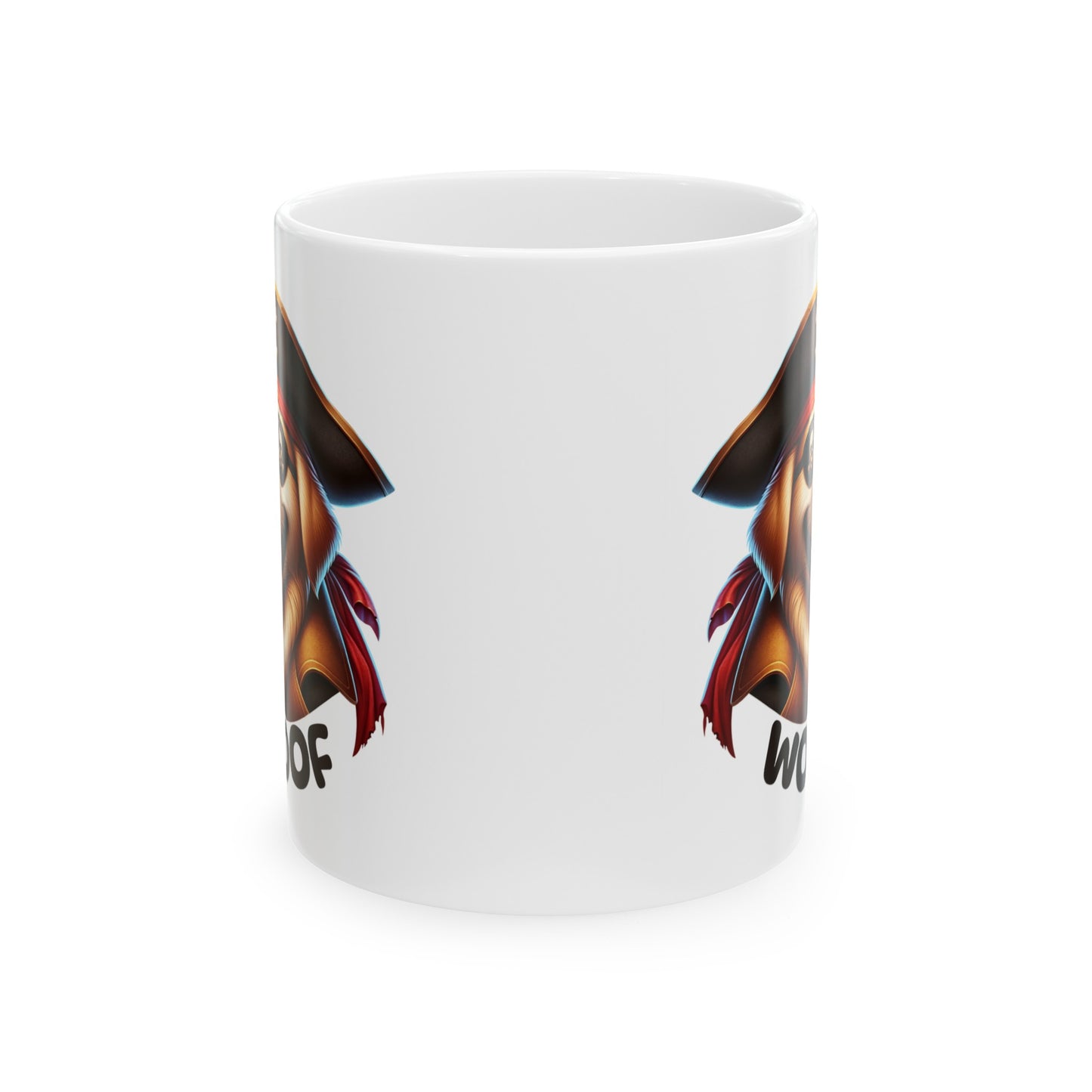 Dog Pirate Captain Coffee Mug