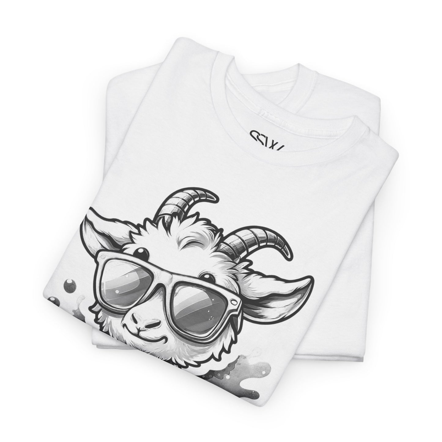 Beach Goat B&W Tee Shirt