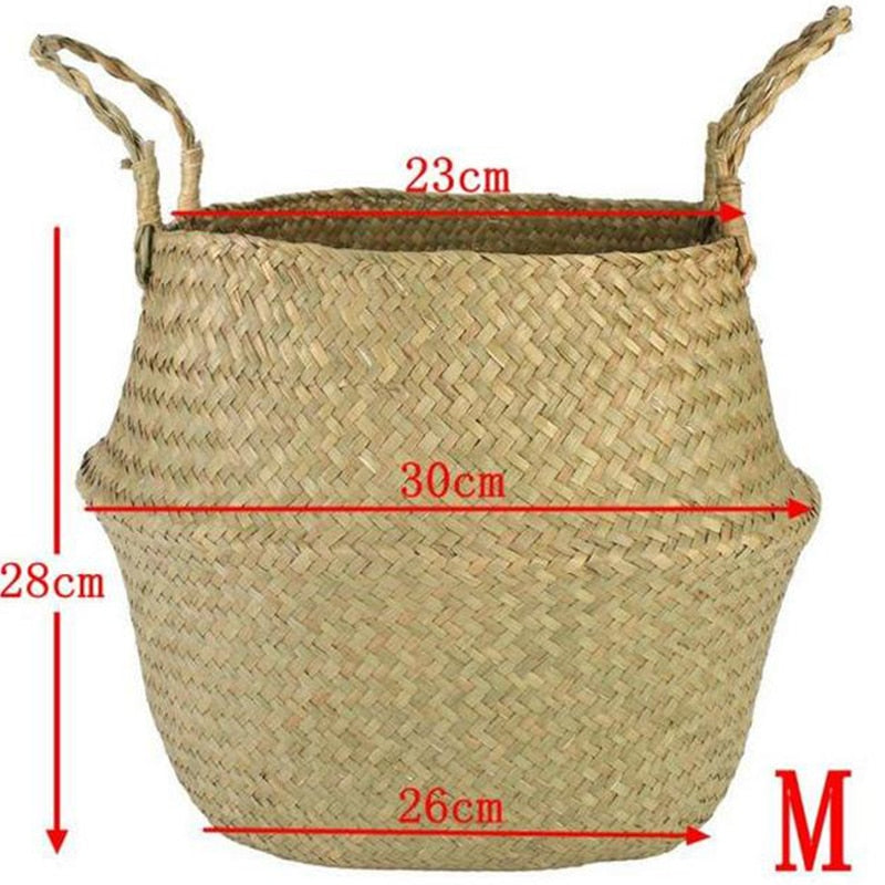 Ife Straw Foldable Baskets
