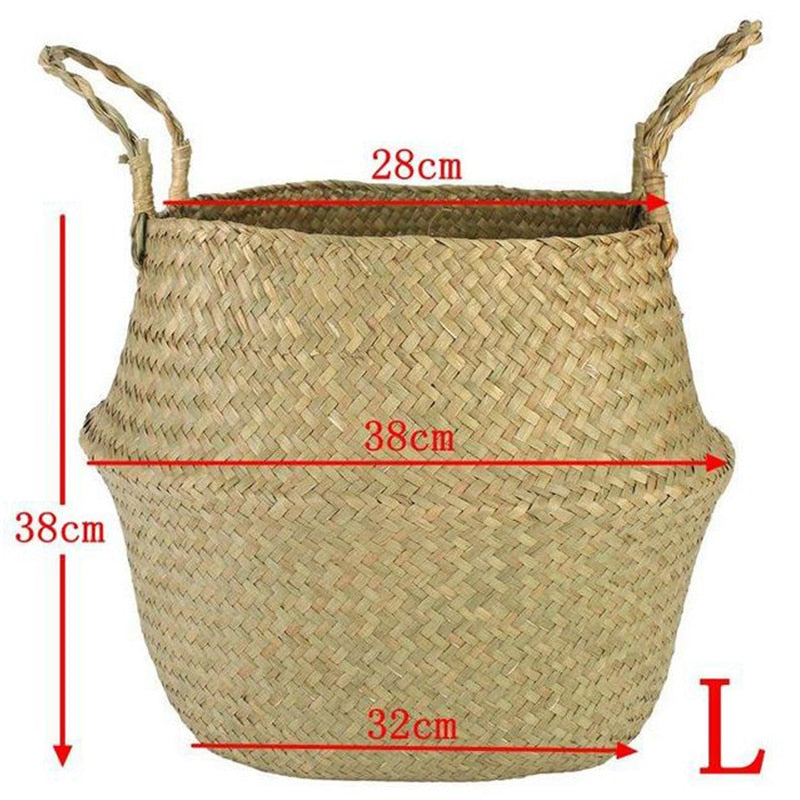Ife Straw Foldable Baskets