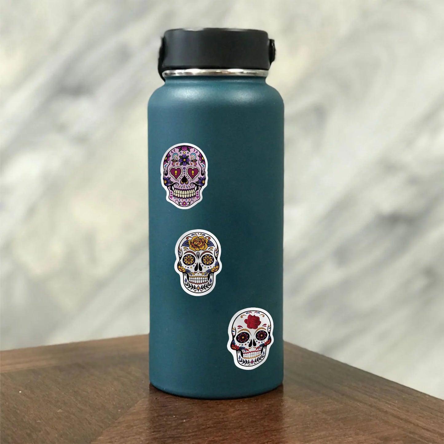 Bliss Waterproof Calavera Sugar Skull Sticker Decal