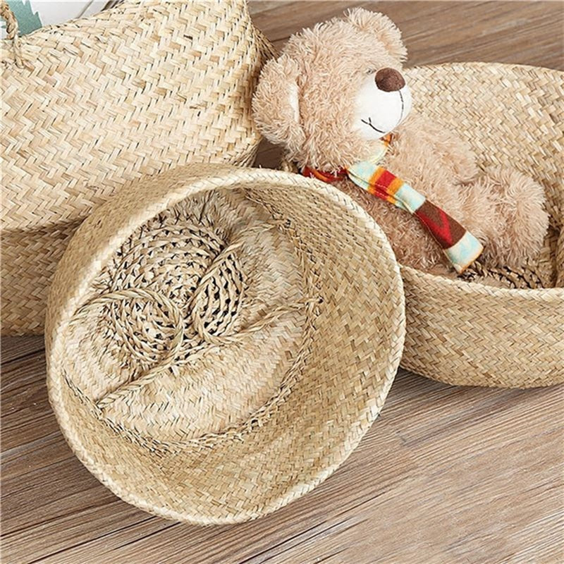 Ife Straw Foldable Baskets