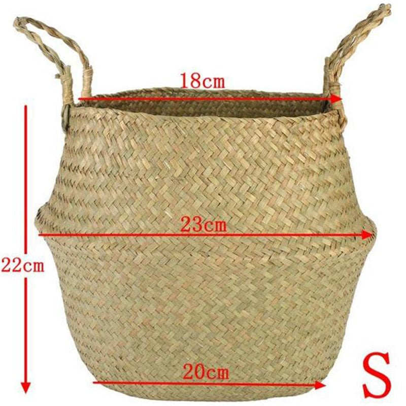 Ife Straw Foldable Baskets