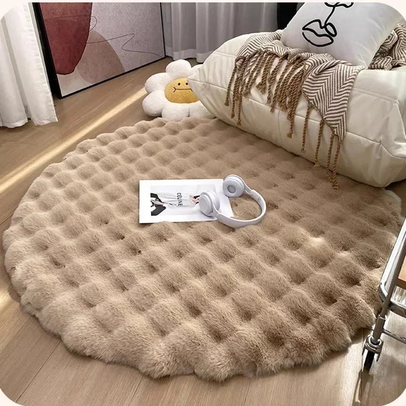 Plush Oasis Round Carpet