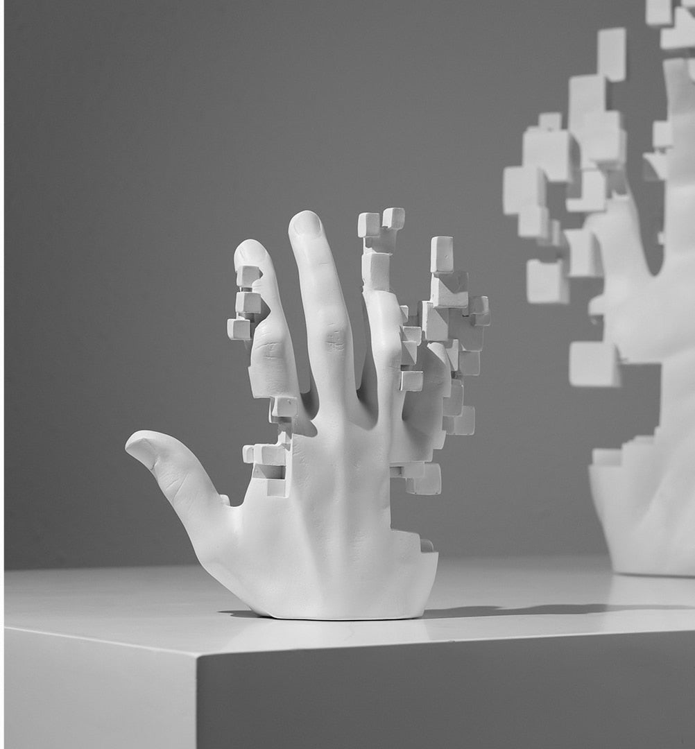 Pixel Hand Art Decor