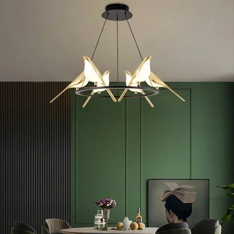 Birdie Mix Modern Chandelier