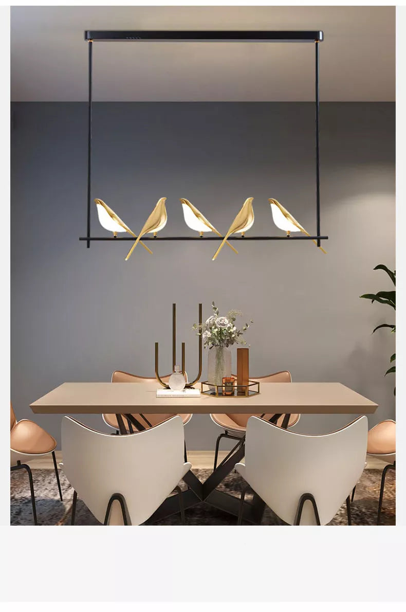 Birdie Mix Modern Chandelier