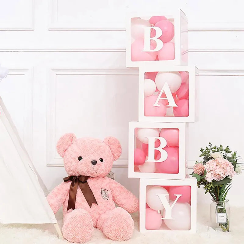 Baby Shower Balloons Box Celebration Set