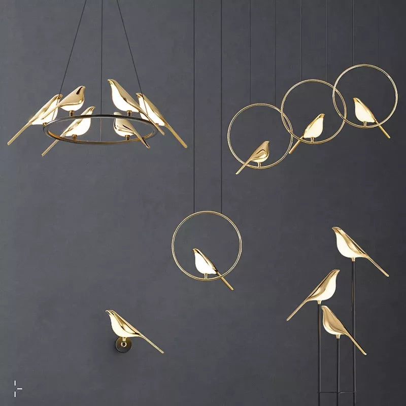 Birdie Mix Modern Chandelier