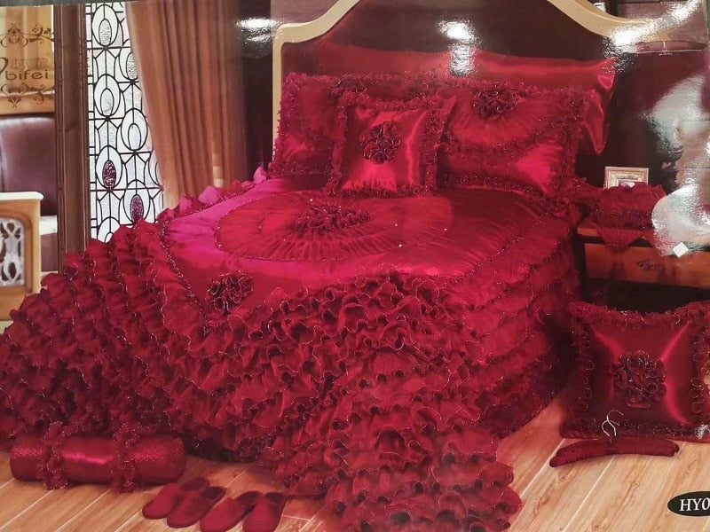 Allure Prestige Luxury Embroidered Jacquard Bed Cover