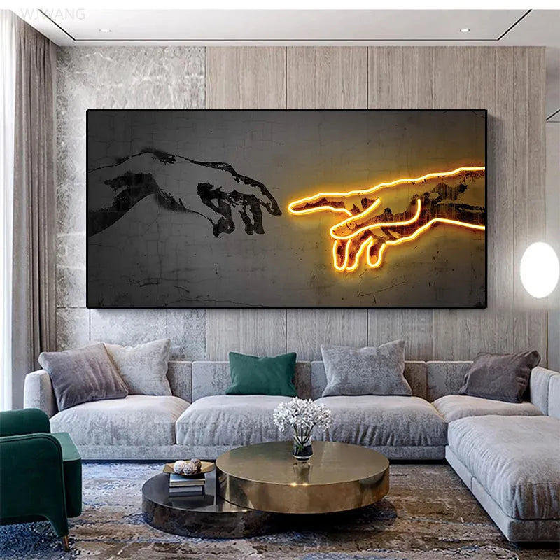 Hand of Creativity Canvas Print