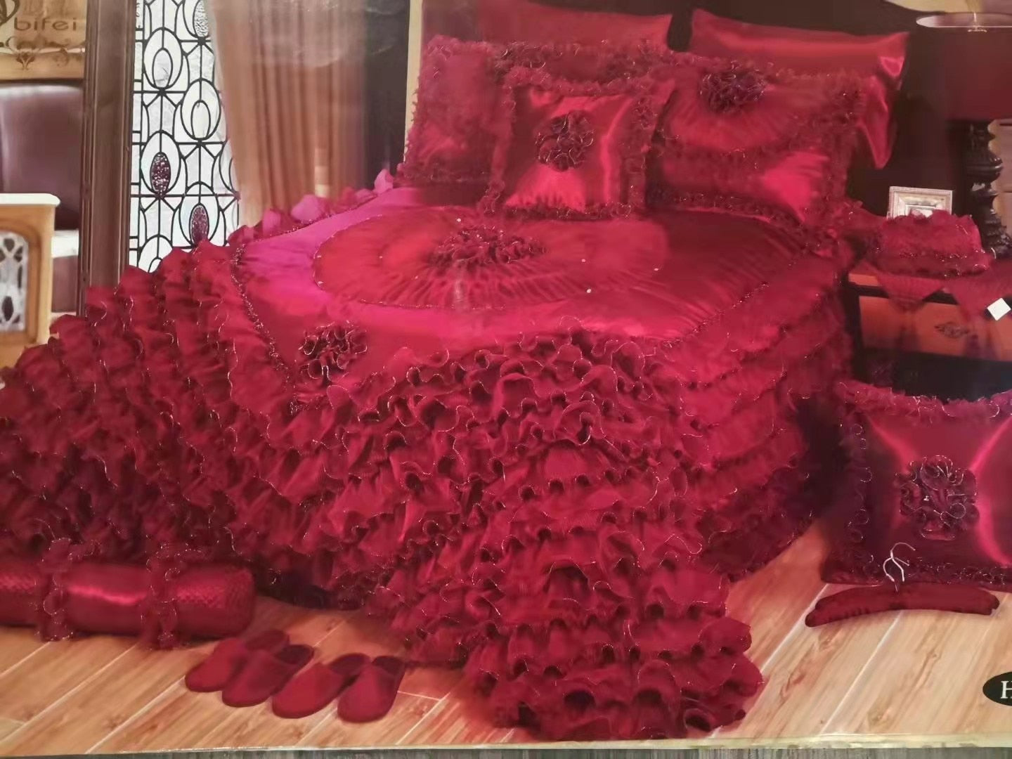 Allure Prestige Luxury Embroidered Jacquard Bed Cover