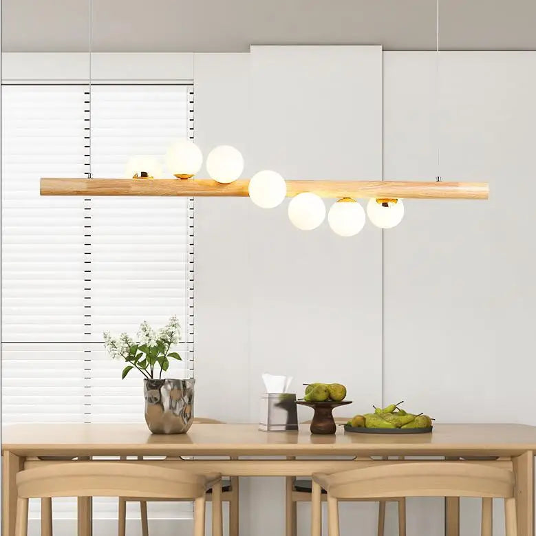 Wood Bar Modern Pendant Light