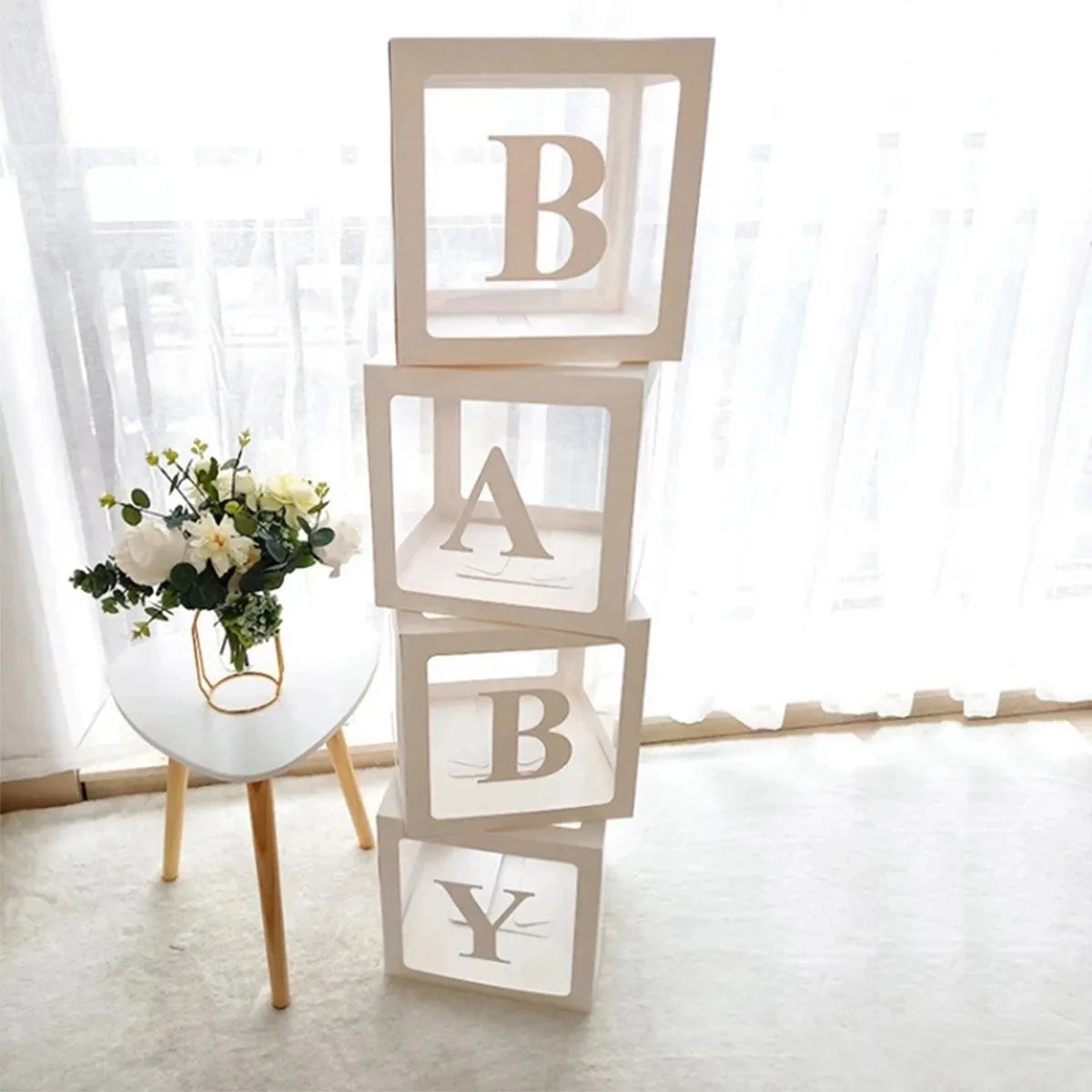 Baby Shower Balloons Box Celebration Set