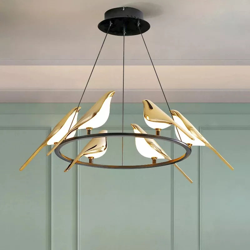 Birdie Mix Modern Chandelier