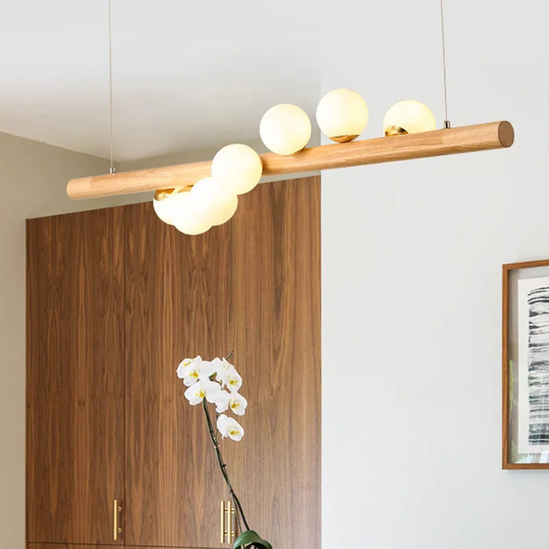 Wood Bar Modern Pendant Light