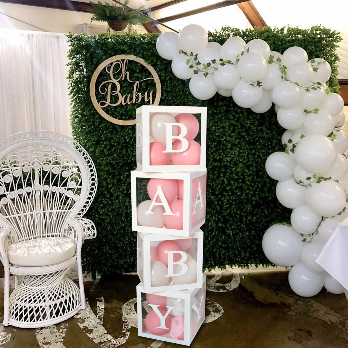 Baby Shower Balloons Box Celebration Set