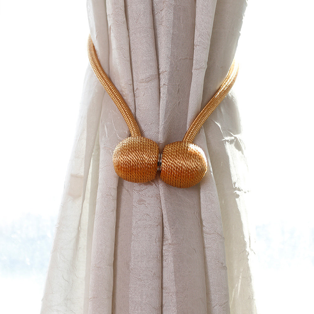 Clasp Sphere Magnetic Curtain Tieback
