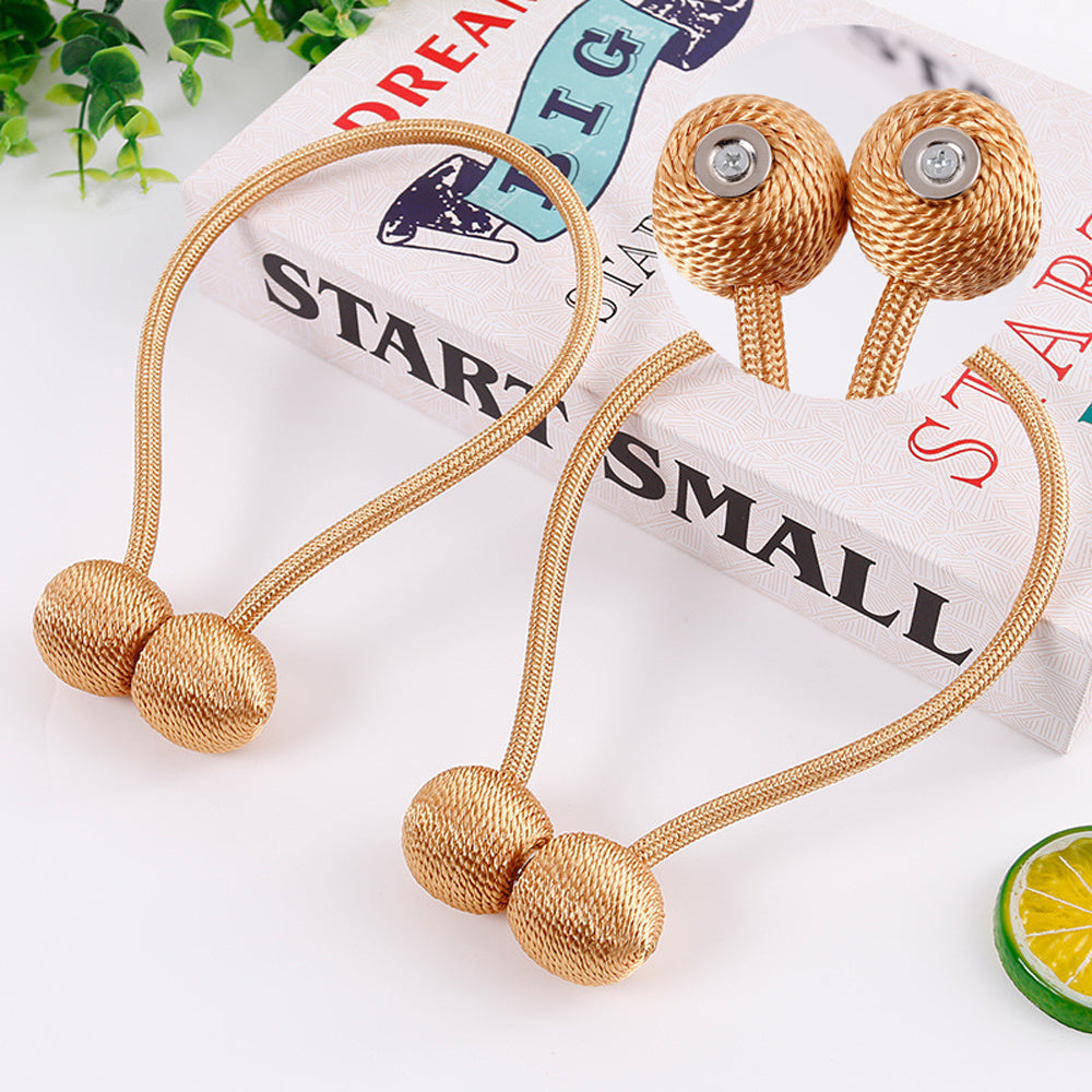 Clasp Sphere Magnetic Curtain Tieback