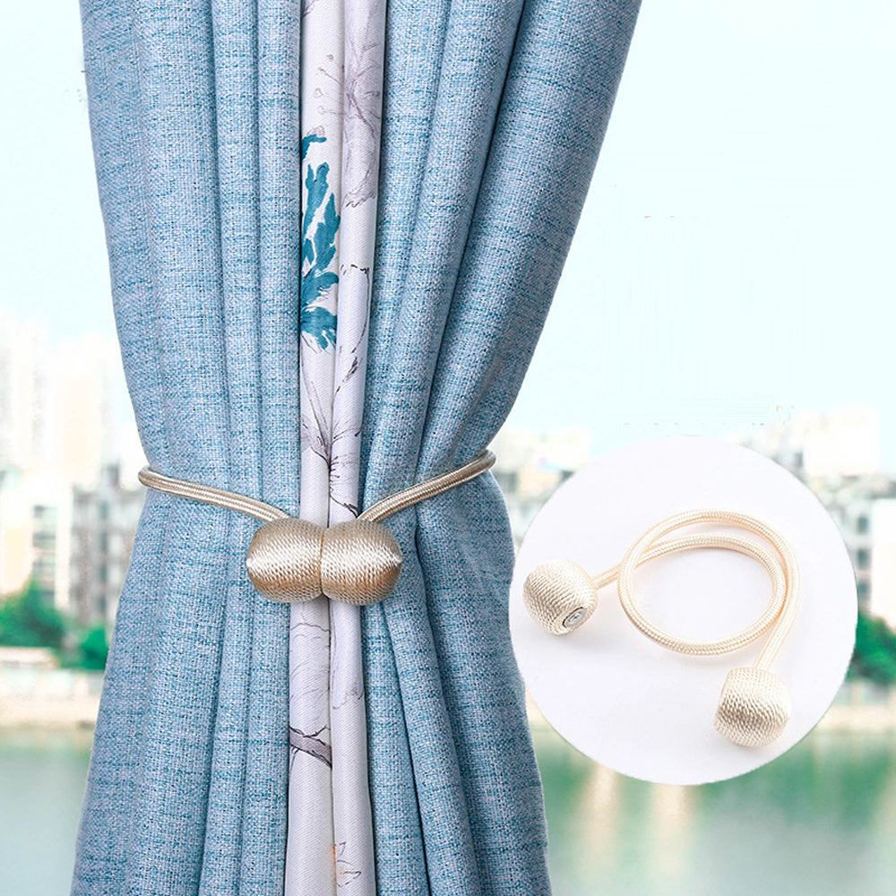 Clasp Sphere Magnetic Curtain Tieback