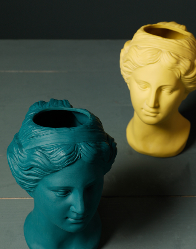 mythical goddess flower vase