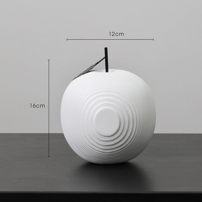 Monochrome Fruit Resin Decor