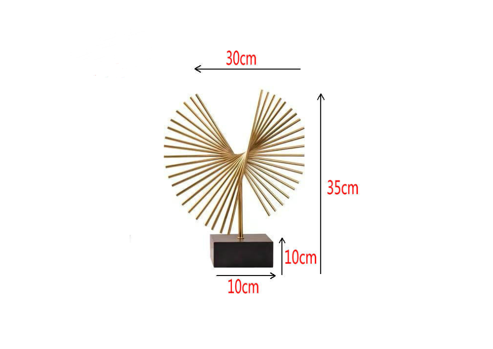 Accordion Gold Star Decor