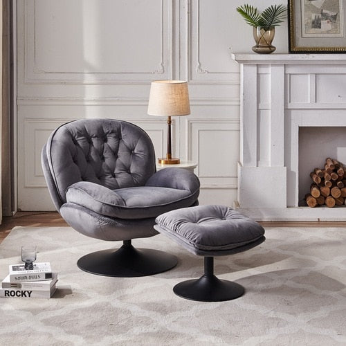 Swivel Ottoman Leisure Lounge Chair