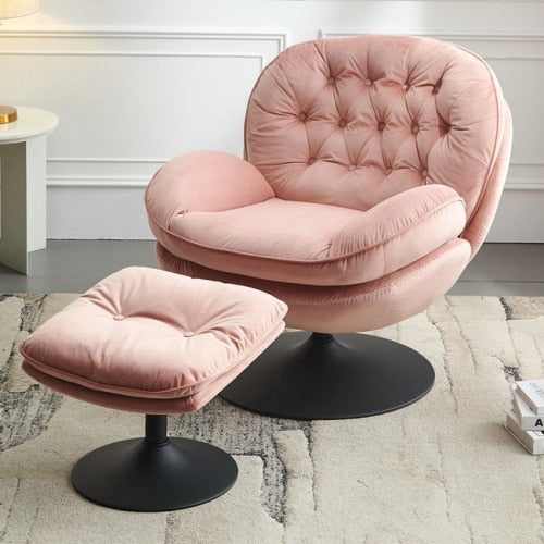 Swivel Ottoman Leisure Lounge Chair
