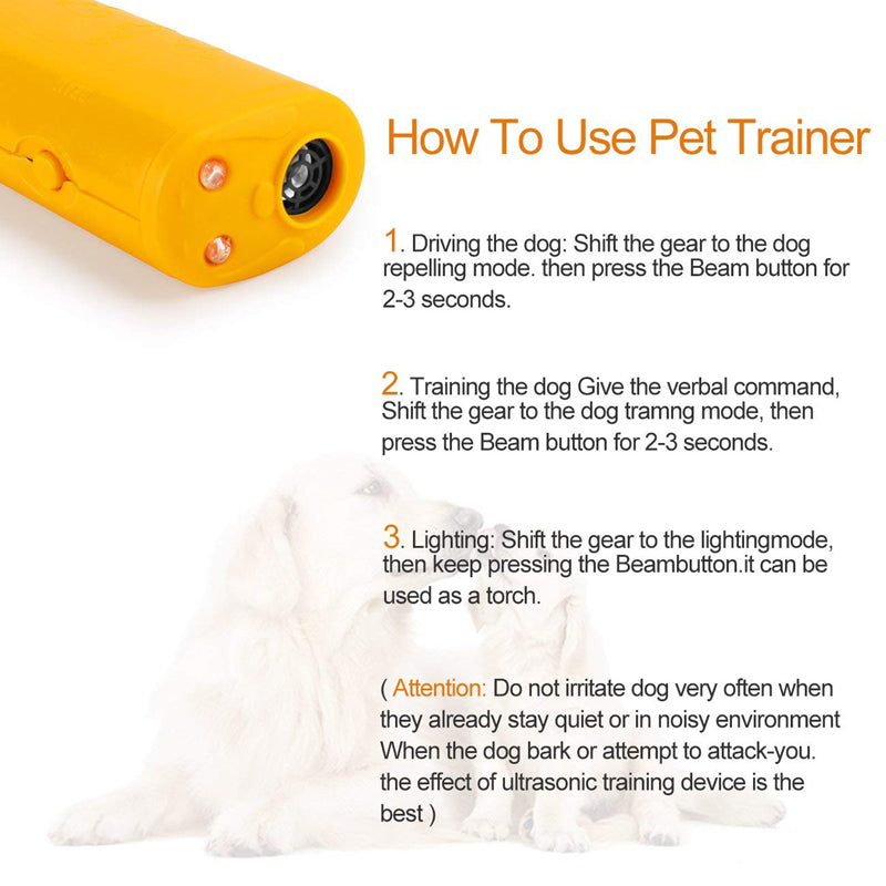 Dog Anti-barking Training LED Device