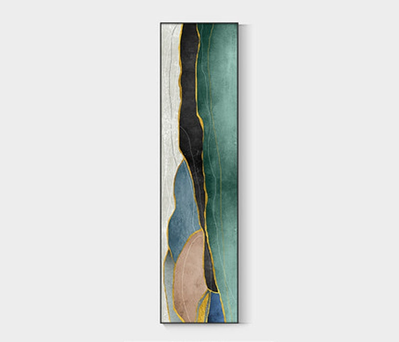 Coral Aura Abstract Canvas Print