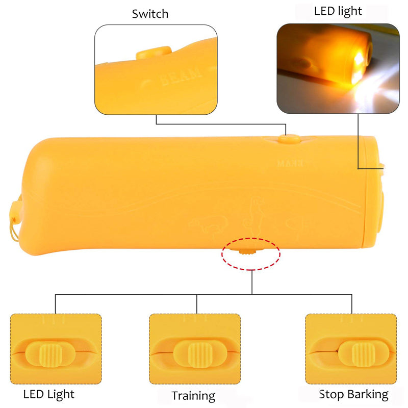 Dog Anti-barking Training LED Device