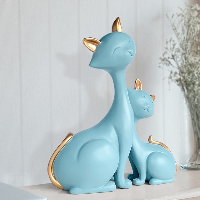 Cuddle Feline Ornament Decor