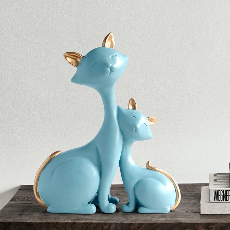 Cuddle Feline Ornament Decor