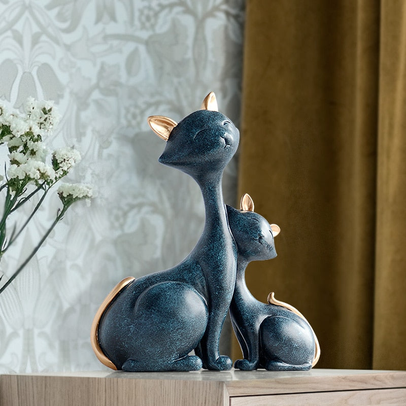 Cuddle Feline Ornament Decor