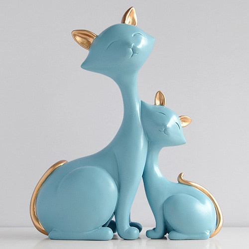 Cuddle Feline Ornament Decor