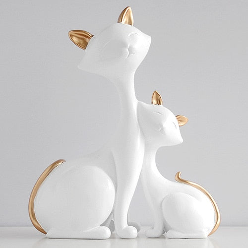 Cuddle Feline Ornament Decor