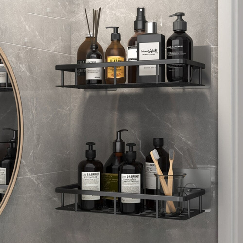 Metal Suction Bathroom Shelves freeshipping - khollect