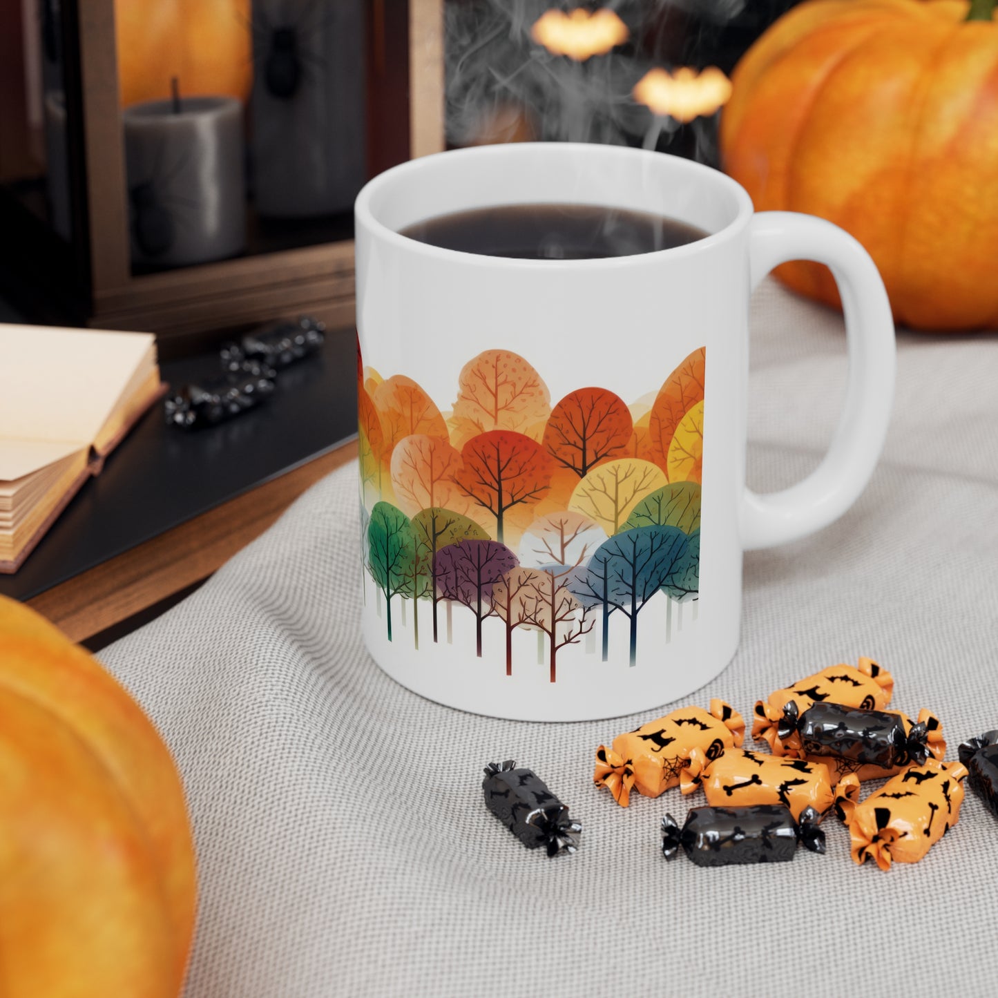 Rainbow Forest Ceramic Mug