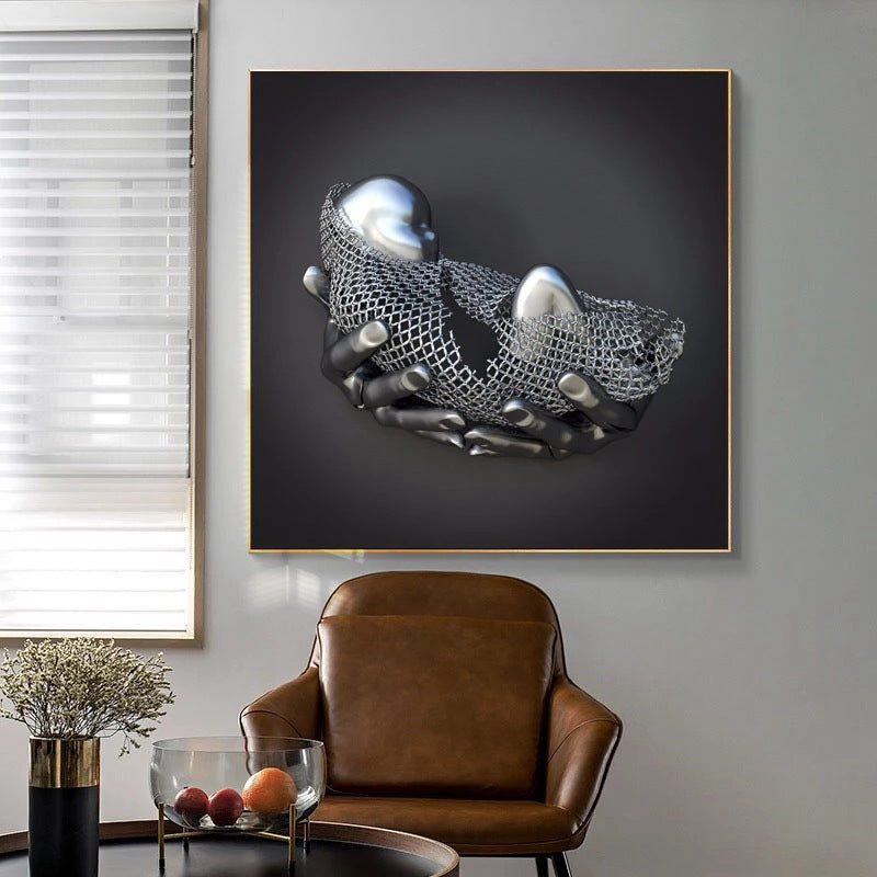 Baby Cradle Canvas Art Print freeshipping - khollect
