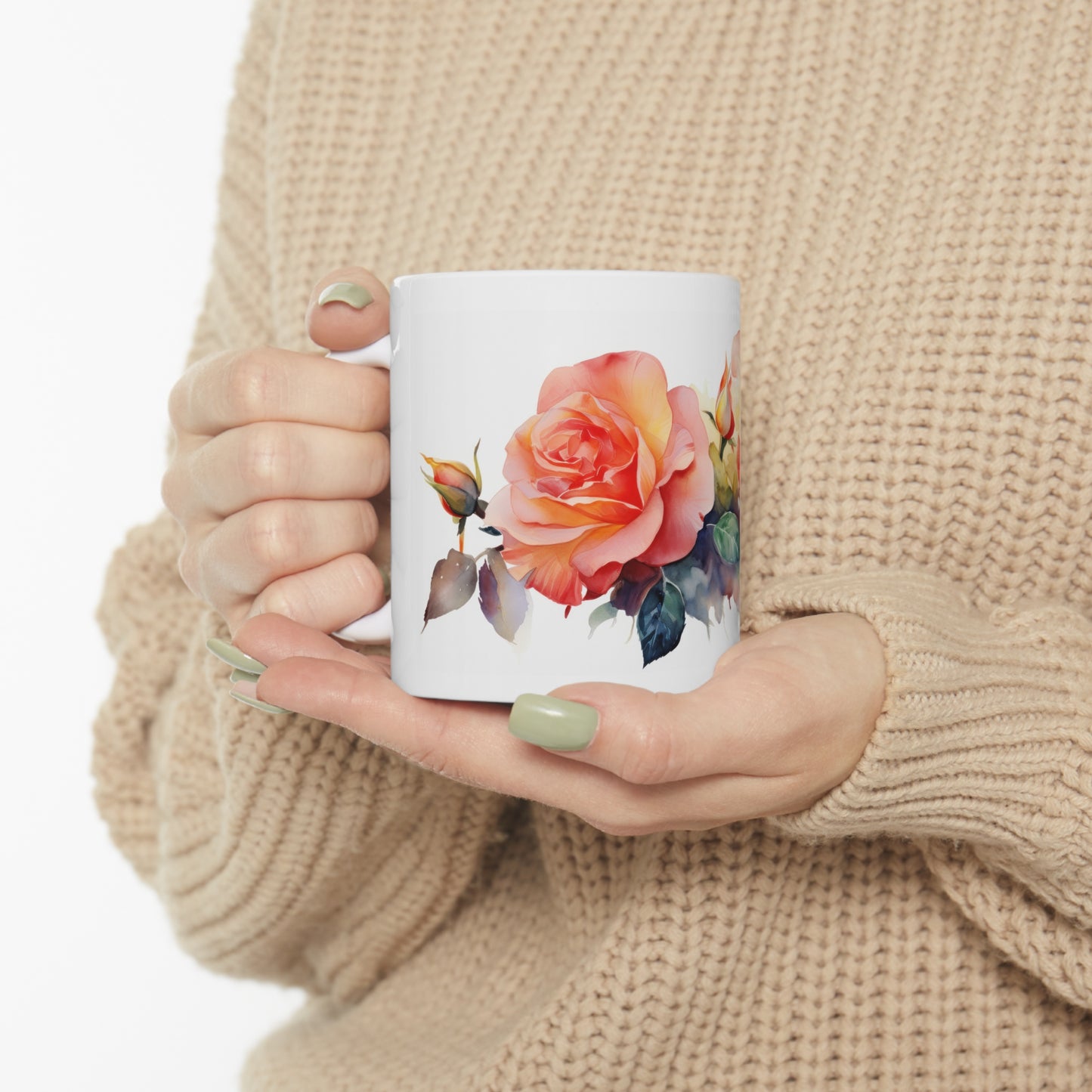 Floral Bloom Ceramic Mug