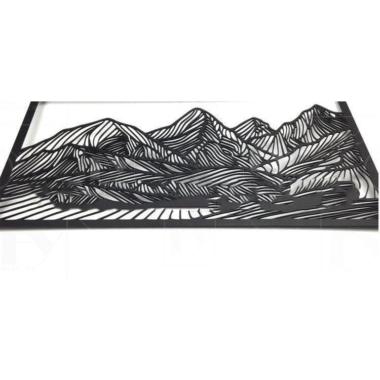 Mountain Wave Metal Art