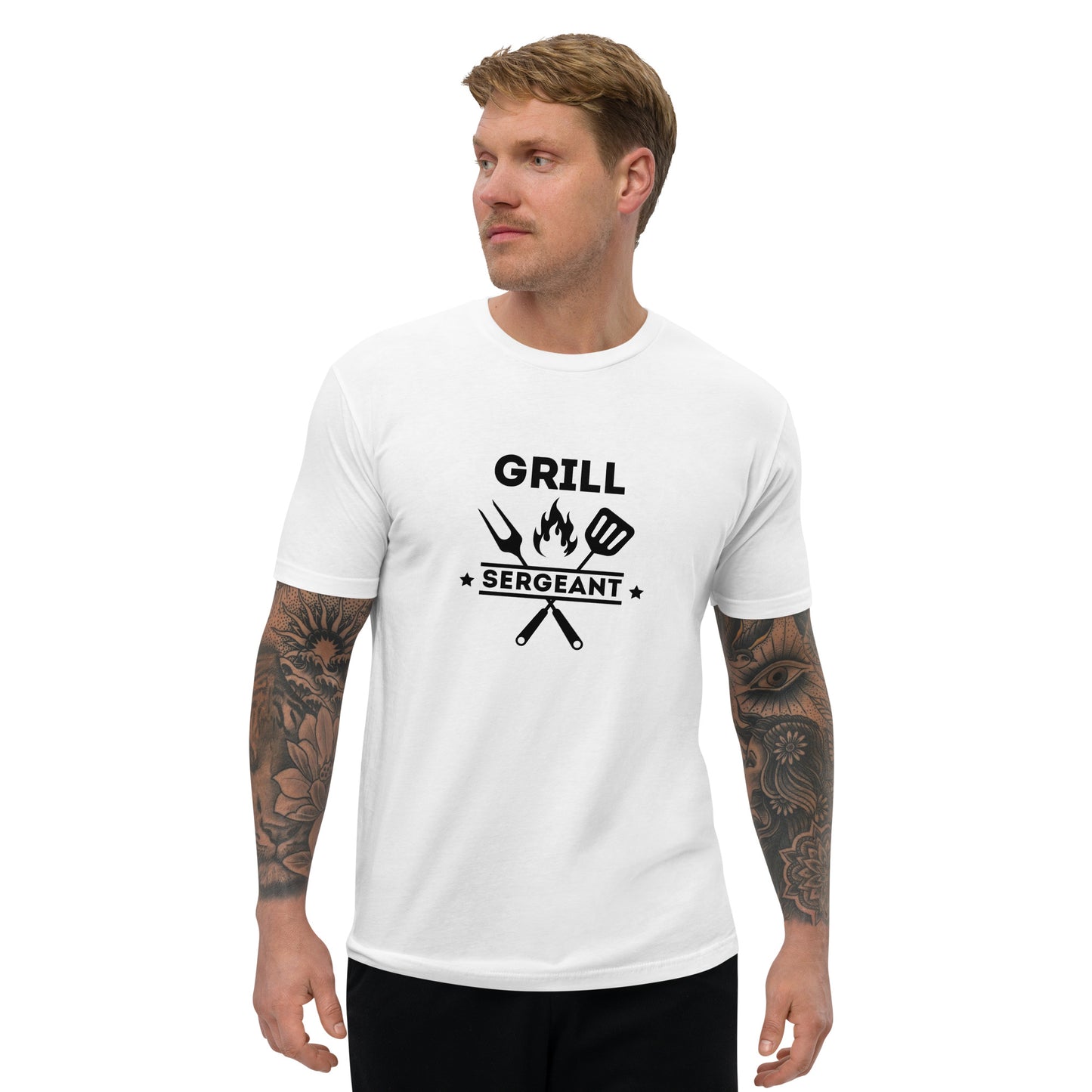 Grill sergeant Fitted T-shirt