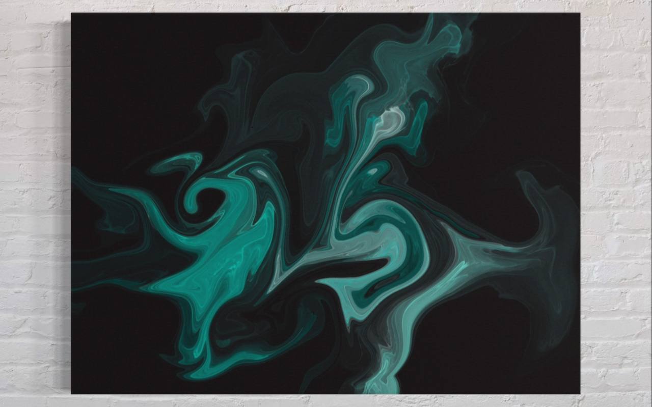 Fluid Series Abstract Canvas Print