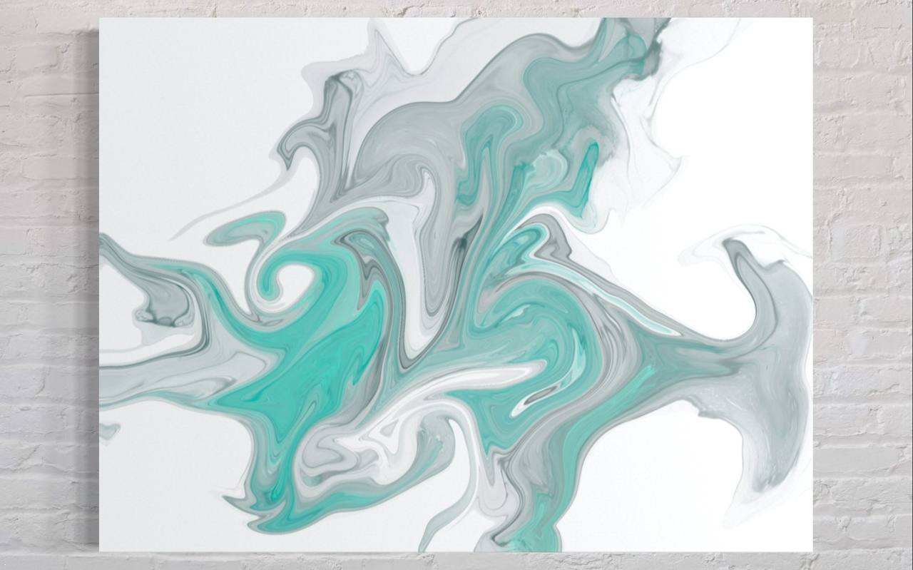 Fluid Series Abstract Canvas Print